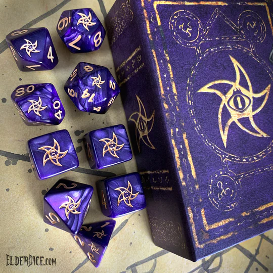 Dice - Infinite Black - Elder Dice