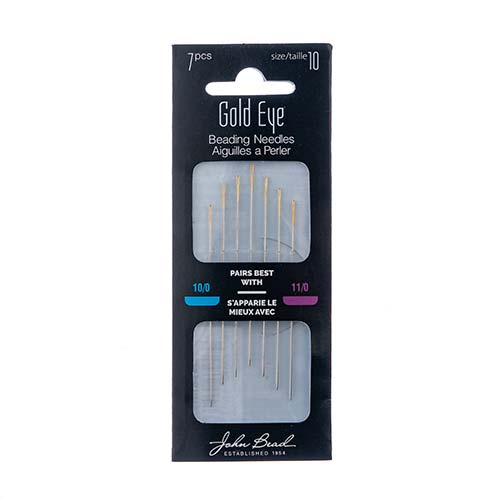 Beading - Needles - Gold Eye (7 pcs)