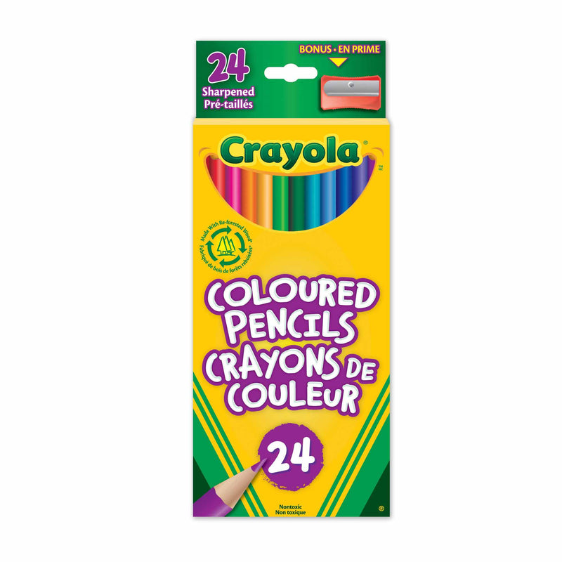 Crayola - Pencil Crayons, 24 Count