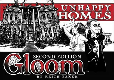 Board Games - Gloom - Unhappy Homes Second Edition