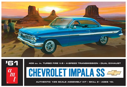 Model Kit - AMT - 1961 CHEVY IMPALA | Event Horizon Hobbies CA