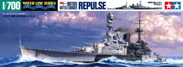 Model Kit - Tamiya - Water Line Series - British Cruiser Repulse | Event Horizon Hobbies CA