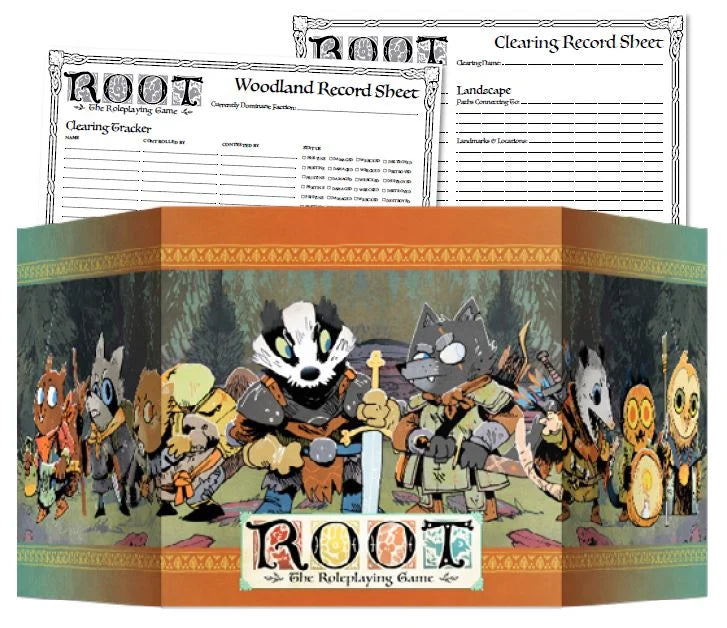 Roleplaying Game - Root The Roleplaying Game - GM Screen and Campaign Notepads