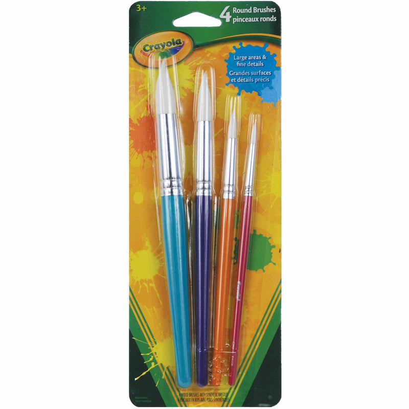 Crayola - Round Brush Set, 4 Count