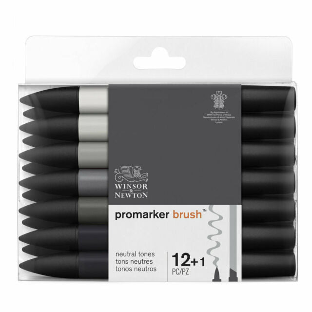 Winsor & Newton Promarker 12 + 1 Sets