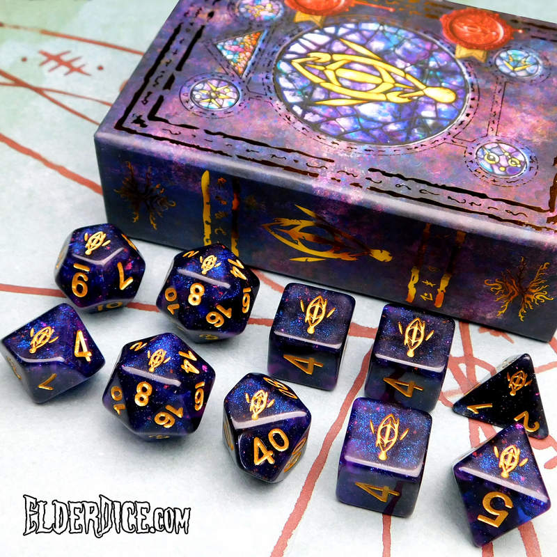 Dice - Infinite Black - Mythic Elder Dice