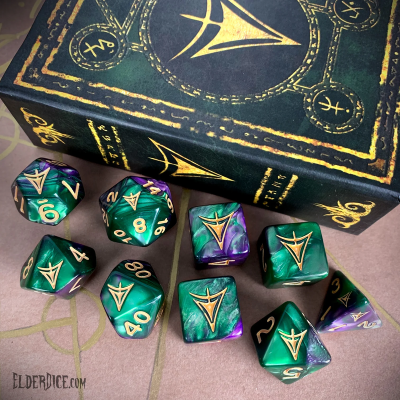 Dice - Infinite Black - Elder Dice