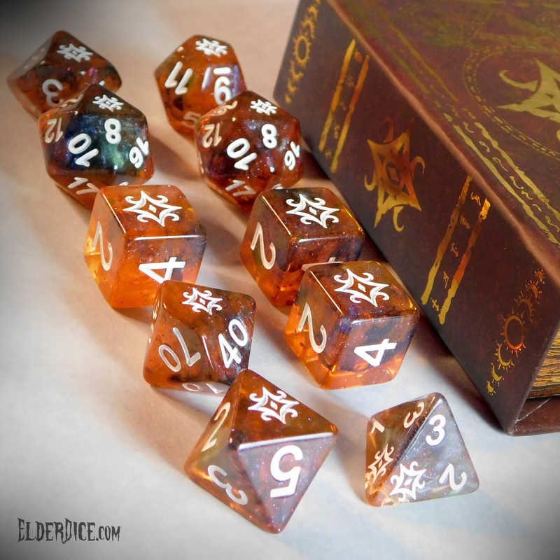 Dice - Infinite Black - Mythic Elder Dice