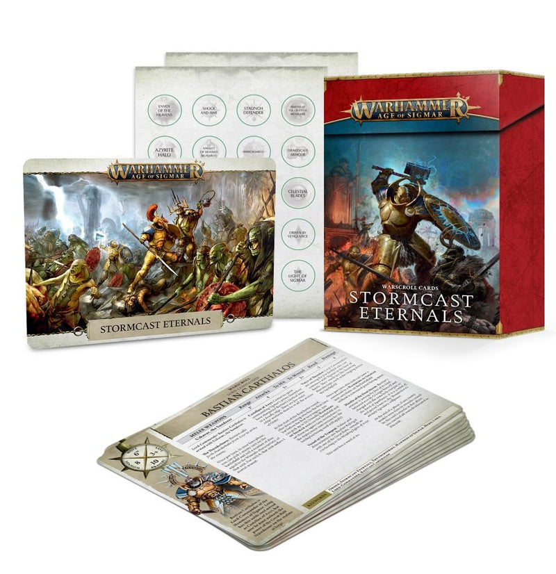 AOS - Stormcast Eternals - Warscroll Cards (FRANCAIS)