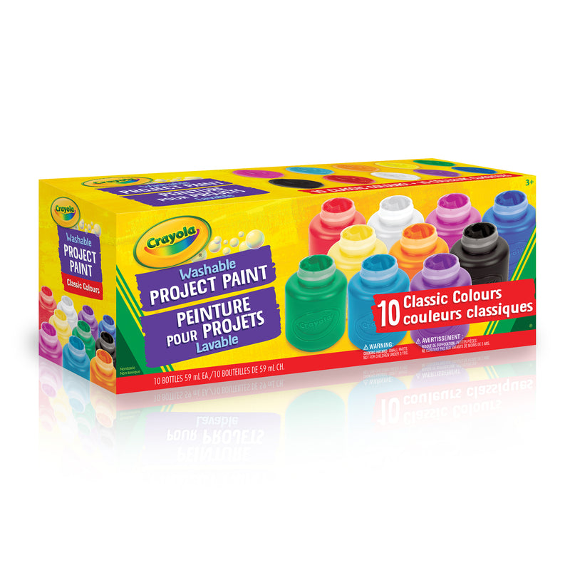 Crayola - Acrylic Paint Set, 10 Count - Classic