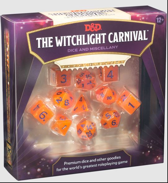 The Witchlight Carnival Premium Dice Set | Event Horizon Hobbies CA