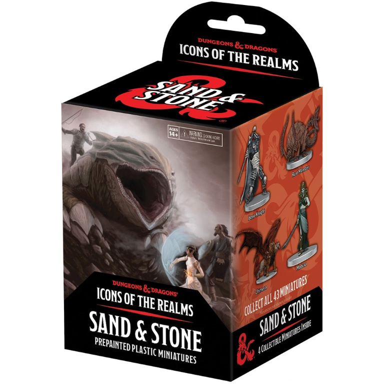 Wizkids - Icons of the Realms: Sand and Stone Prepainted plastic Miniatures